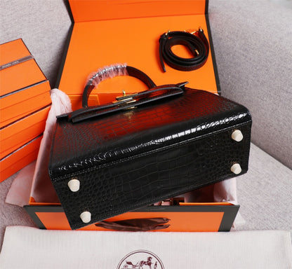 Hermès Aligator Leather Mini Kelly 25