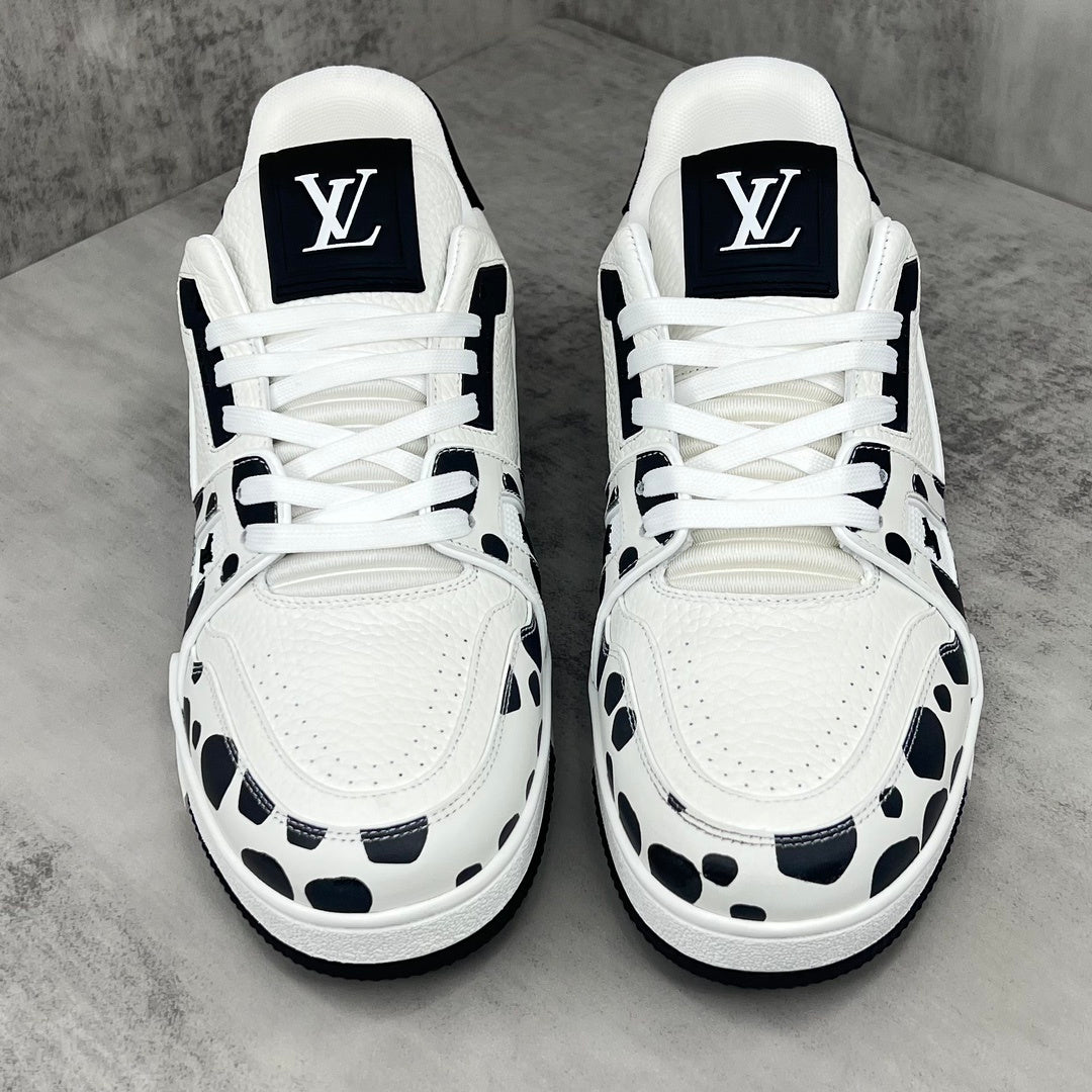 Louis Vuitton x Yayoi Kusama Trainers "Black-White"