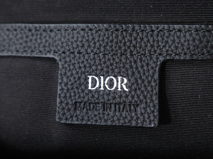 Dior Rider Sling Bag "Black Dior Gravity Grained Leather and Black Grained Calfskin"