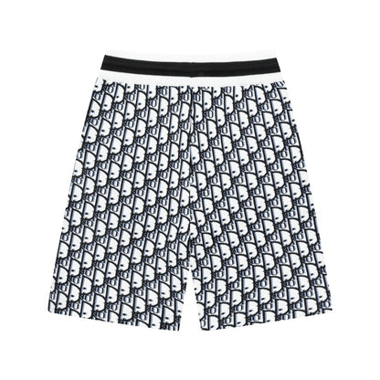 Dior Monogram Shorts "White-Black-Blue"