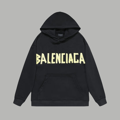 Balenciaga Hoodie "Black-Yellow"