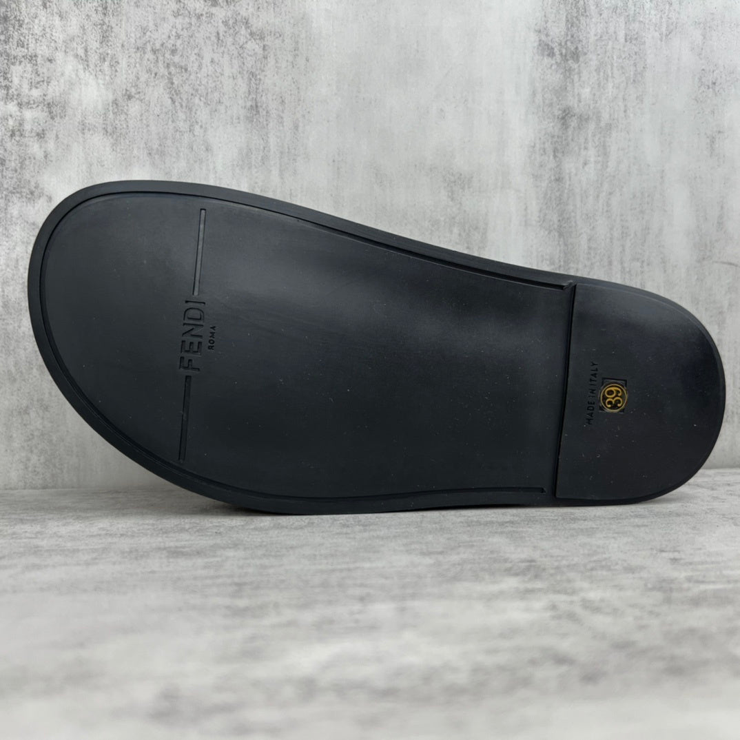 Fendi Sandals "Black-Beige"