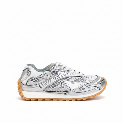 Bottega Veneta Orbit "White-Silver"