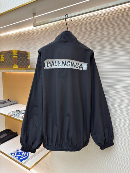 Balenciaga Masking Tape Tracksuit Jacket "Black"