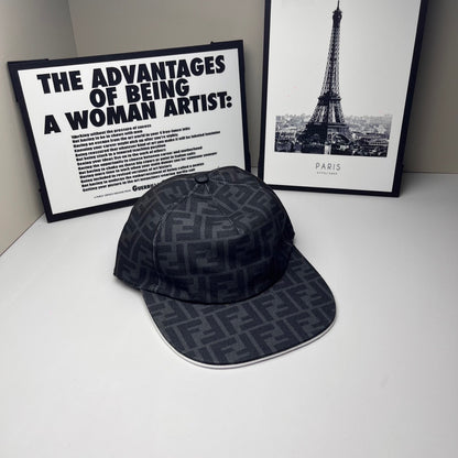 Fendi FF Cotton Baseball Cap