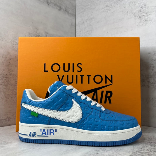 Louis Vuitton x Nike Air Force 1 "University Blue"