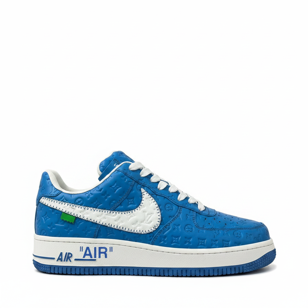 Louis Vuitton x Nike Air Force 1 "University Blue"