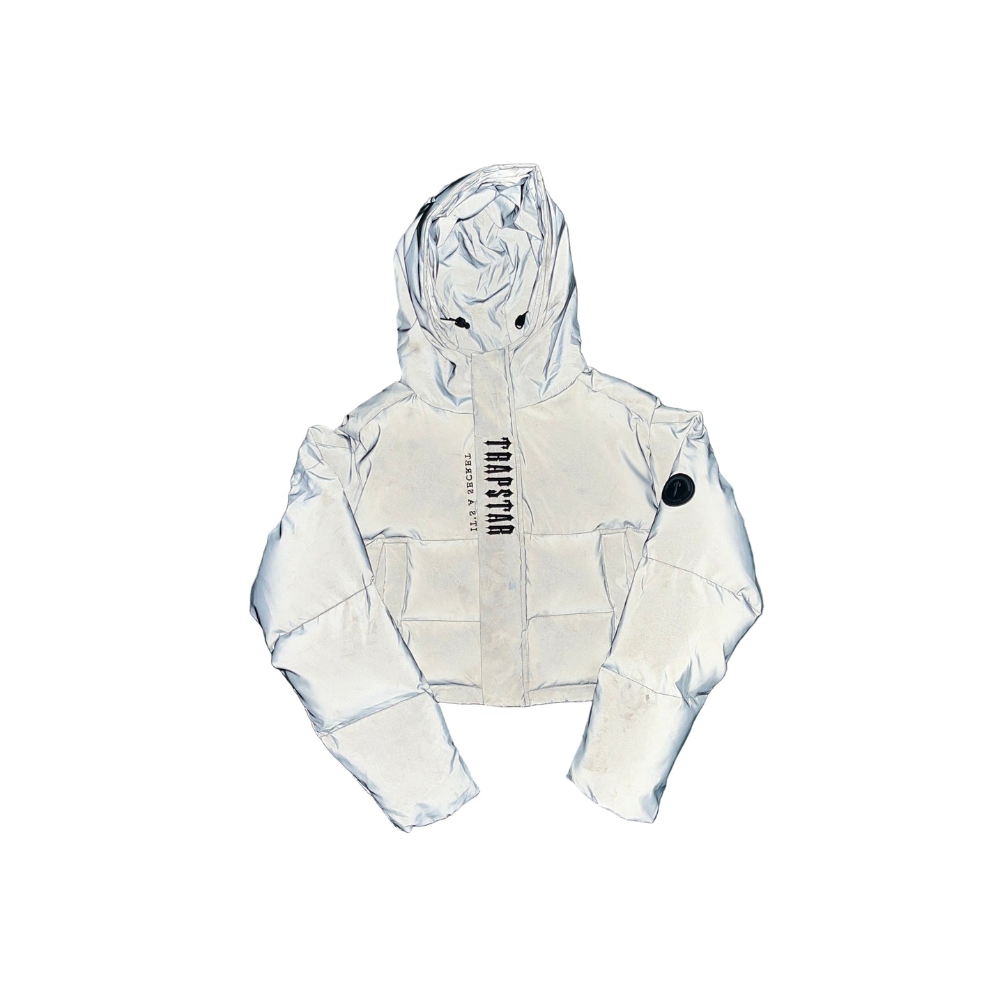 Trapstar Short Decoded Down Jacket "Reflective"