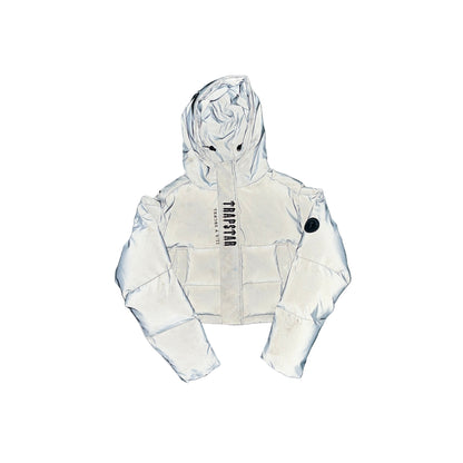 Trapstar Short Decoded Down Jacket "Reflective"