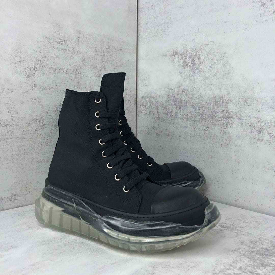 Rick Owens Abstract DRKSHDW High "Black Clear Sole"