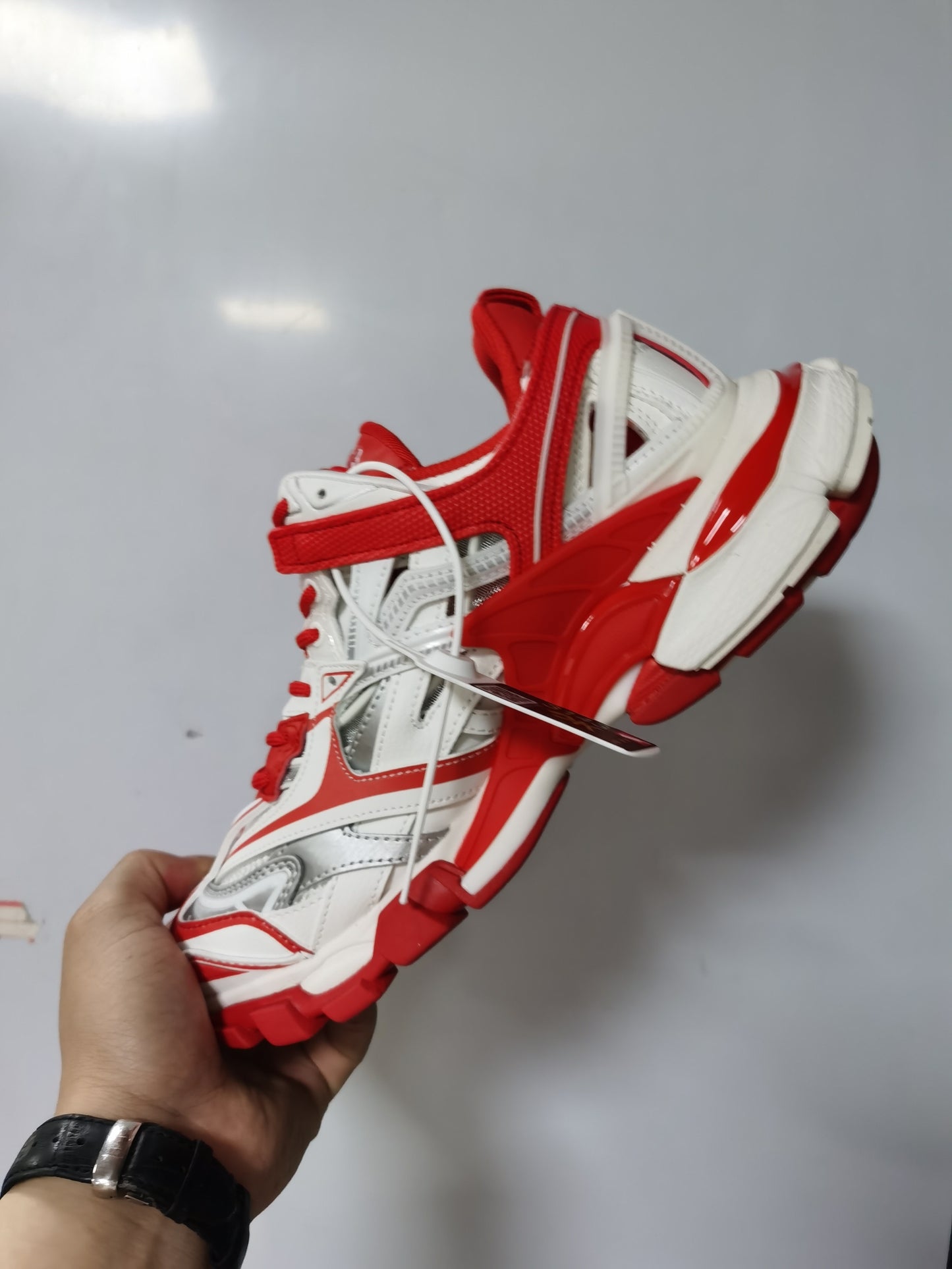 Balenciaga Track 2.0 "White-Red"