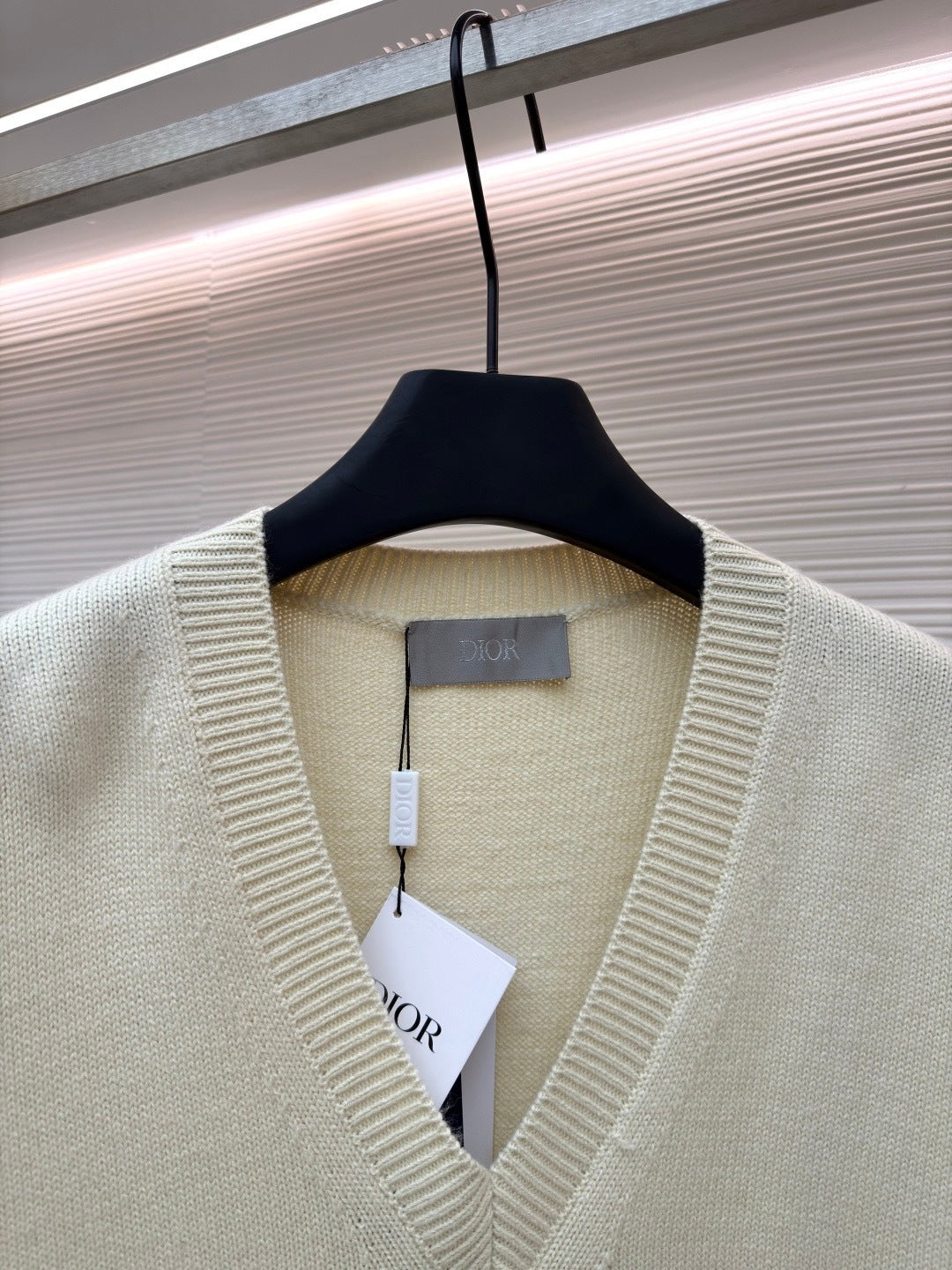 Dior Christian Dior Tag Sweater Vest "Beige"