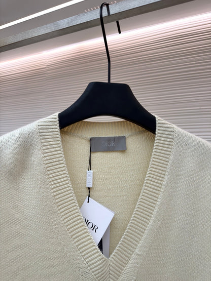 Dior Christian Dior Tag Sweater Vest "Beige"