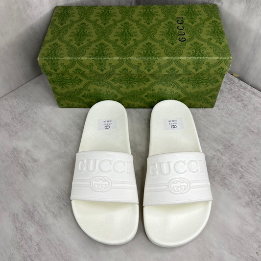 Gucci Slides "White"