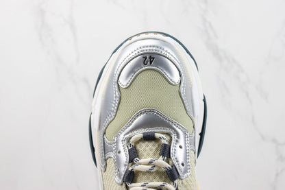 Balenciaga Triple S "White-Silver"