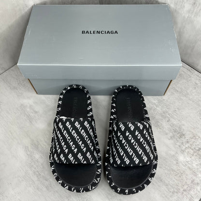 Balenciaga Slides "Black-White"