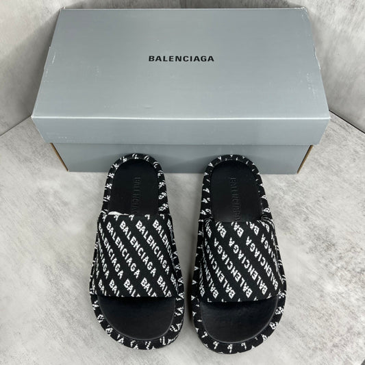 Balenciaga Slides "Black-White"
