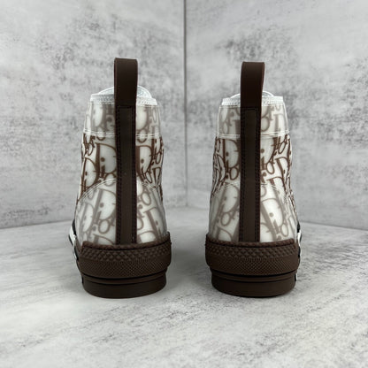 Dior B23 High-Top "White-Brown"