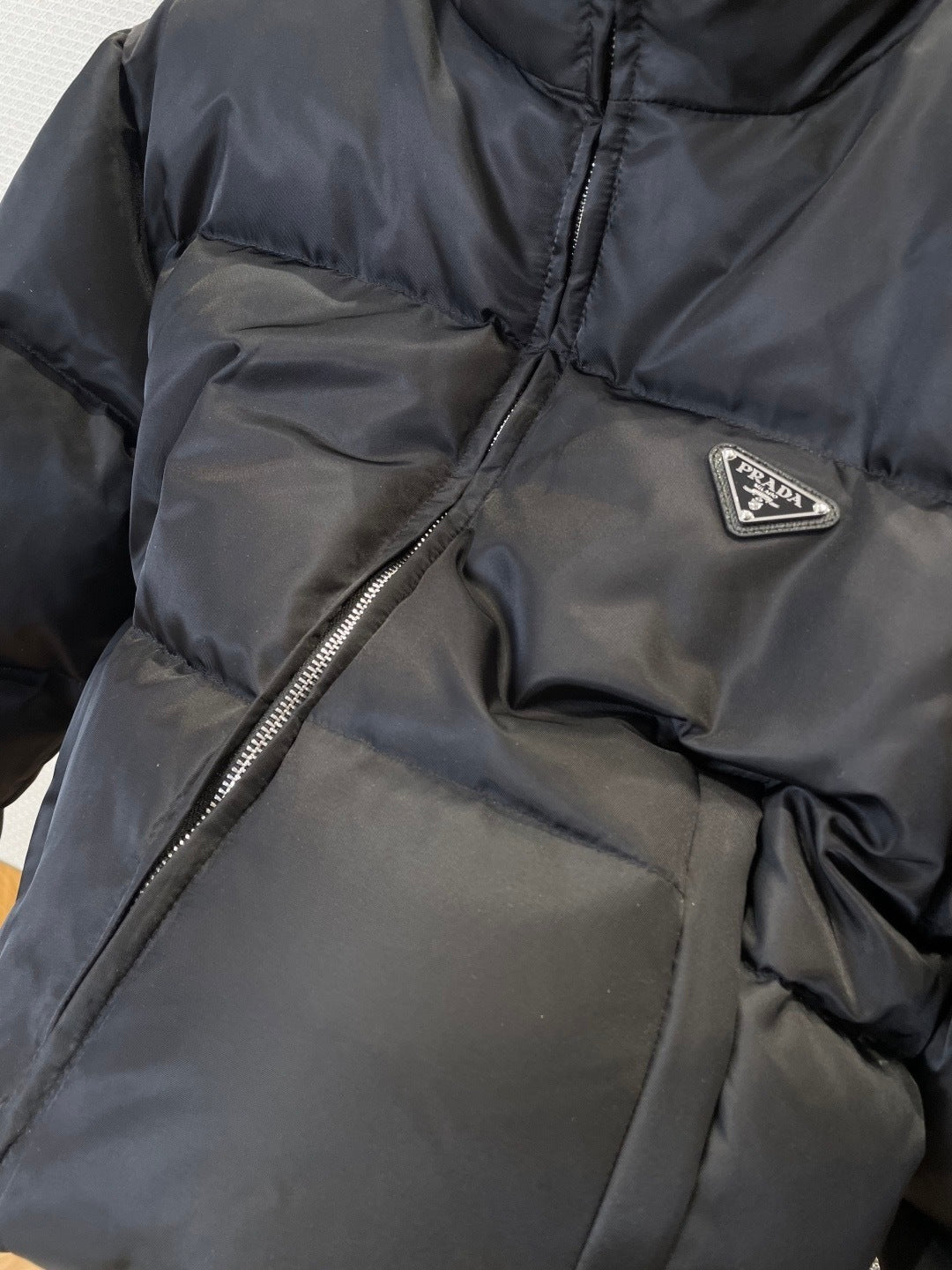 Prada Re-Nylon Short Down Jacket "Black"