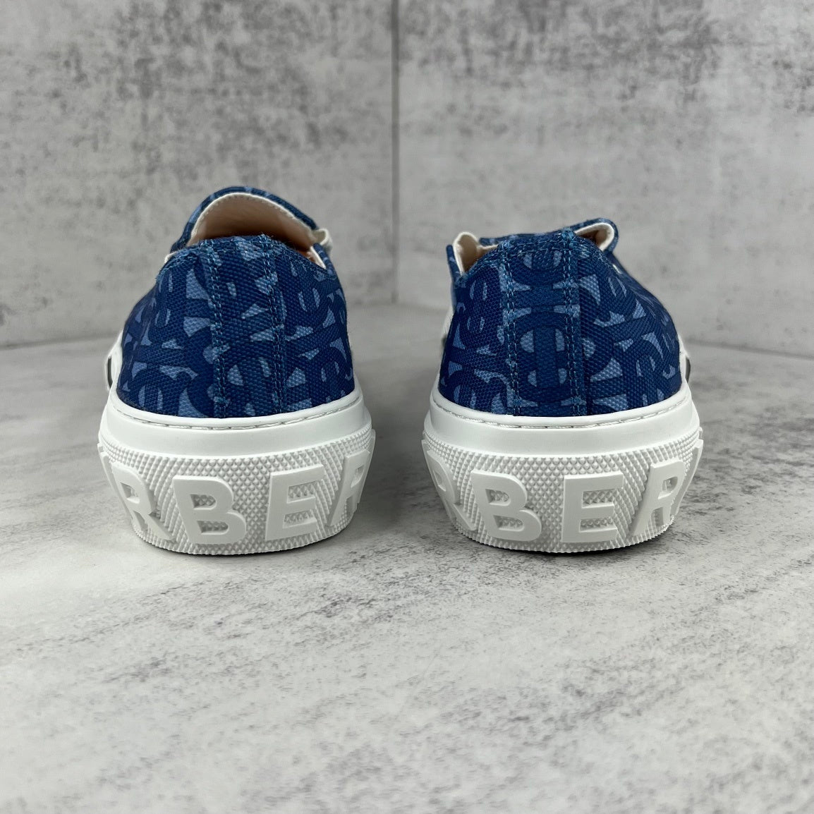 Burberry Slip-On "Blue Monogram"