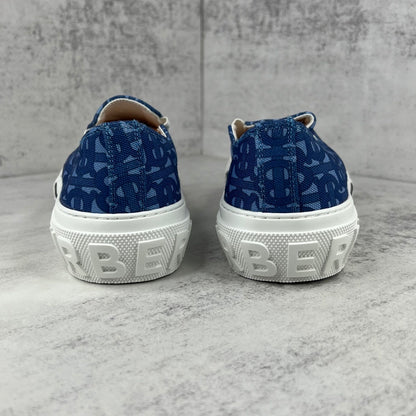 Burberry Slip-On "Blue Monogram"