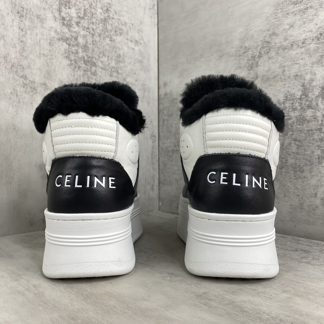 Celine Platform High-Top "Black-White"