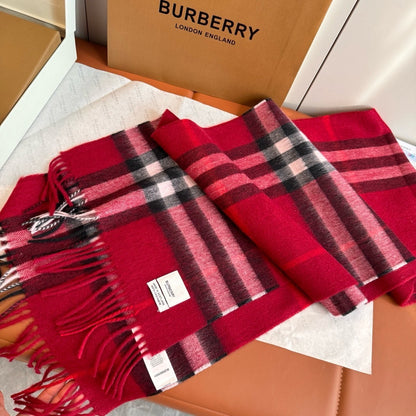 Burberry Cashmere Scarf "Red"
