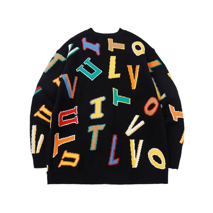 NBA x Louis Vuitton Letters Sweater "Black"