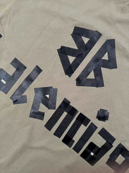 Balenciaga Tape Type T-Shirt "Beige"