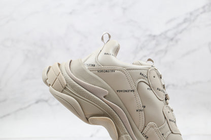Balenciaga Triple S "Beige-All Over Logo"
