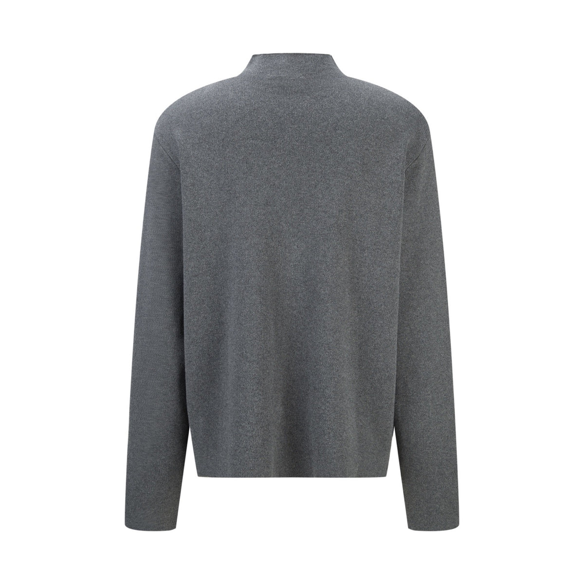 Dior Zipped Cardigan with Dior Embroidery "Gray Wool Interlock"