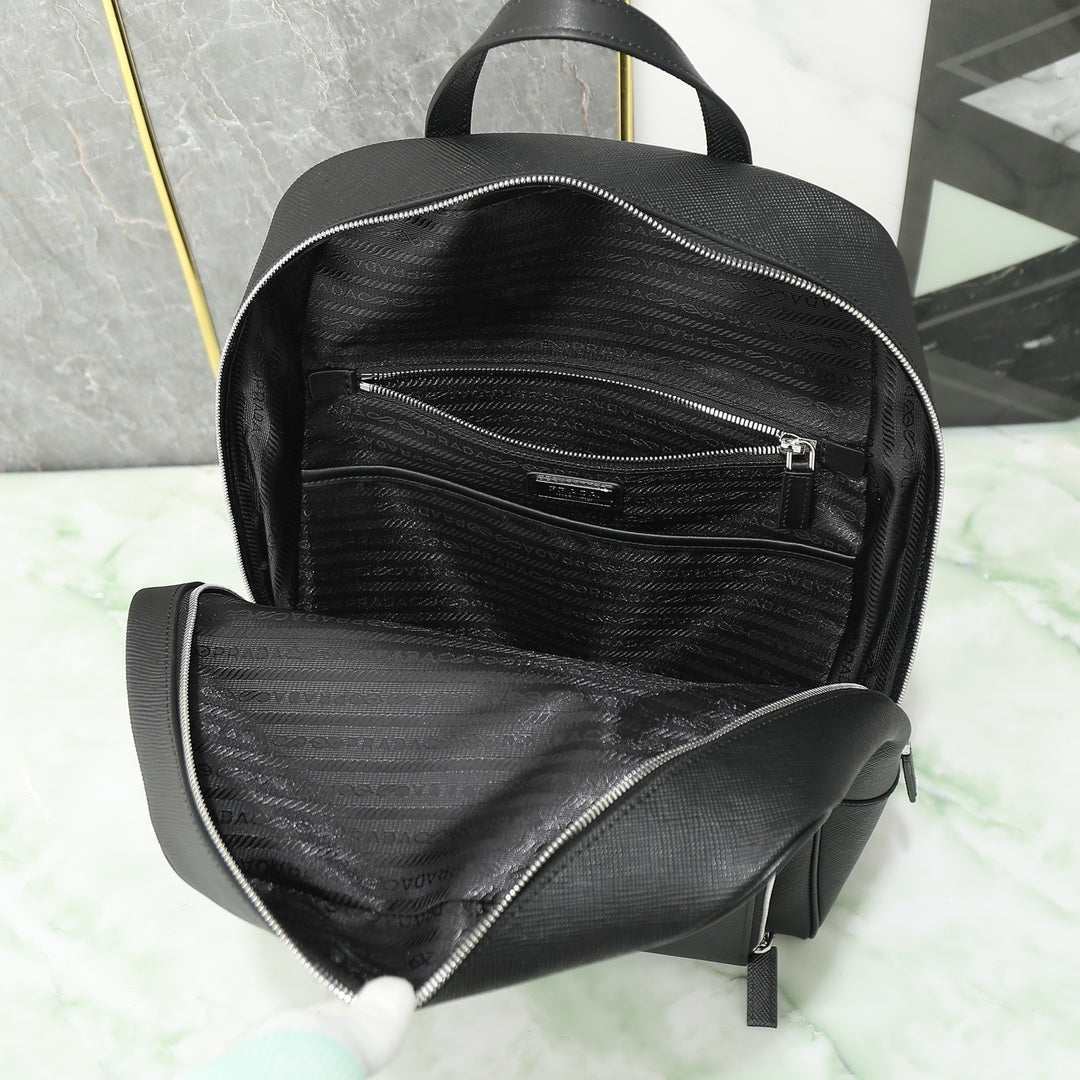 Prada Saffiano Backpack "Black"