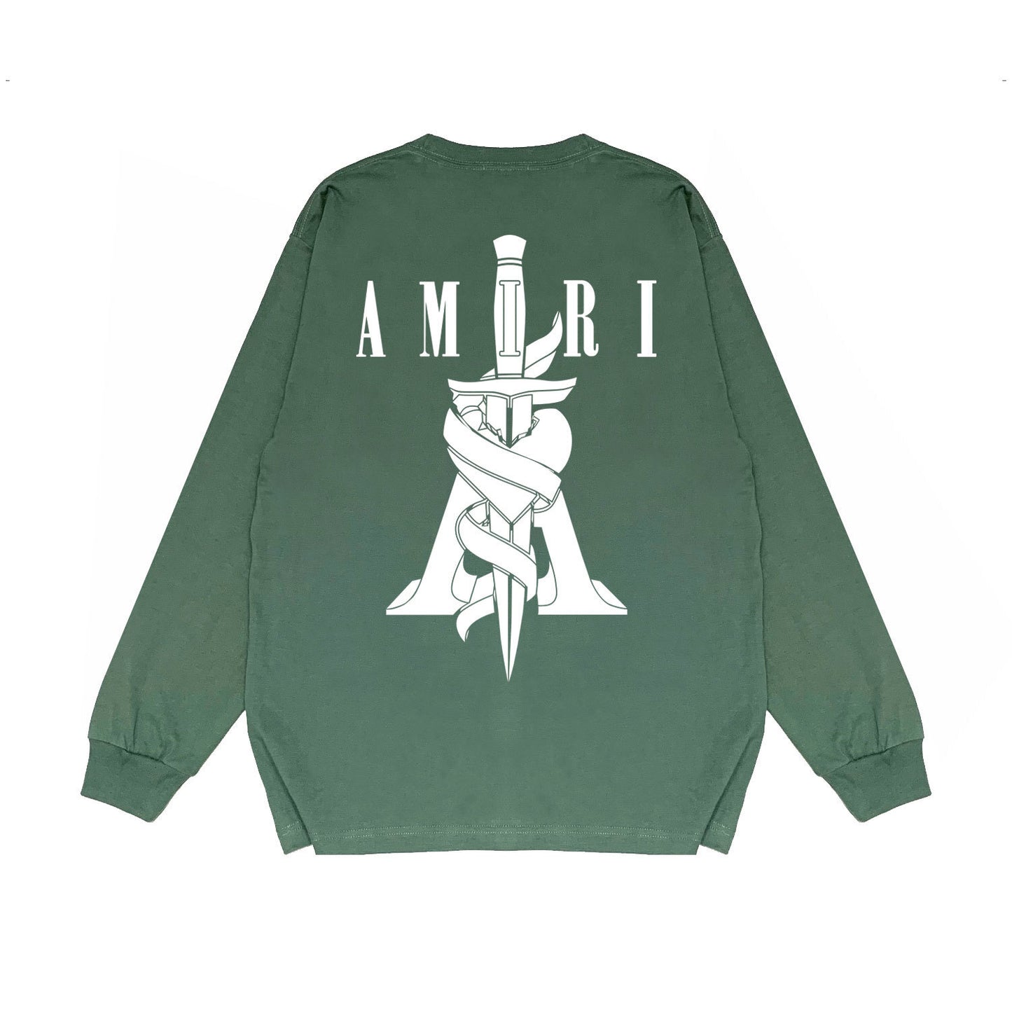 Amiri Dagger Sweatshirt "Green-White"