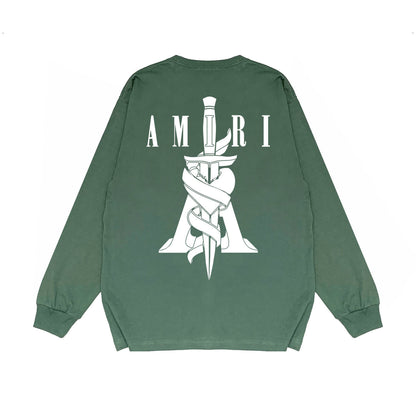 Amiri Dagger Sweatshirt "Green-White"