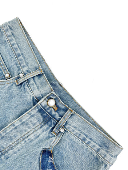 Louis Vuitton Signature Patchwork Denim Pants