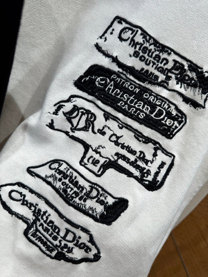 Dior Archives Labels Sweater "White"