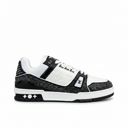 Louis Vuitton LV Trainers "Black-White" Crystals