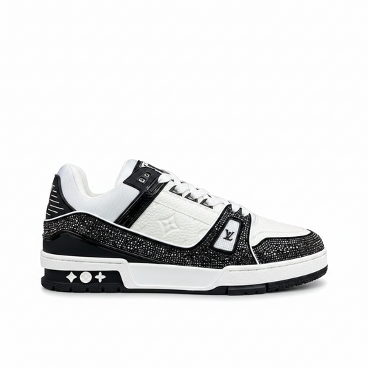 Louis Vuitton LV Trainers "Black-White" Crystals