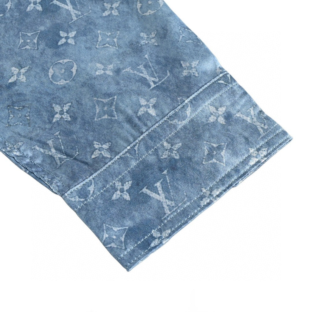 Louis Vuitton Monogram Shirt "Blue"