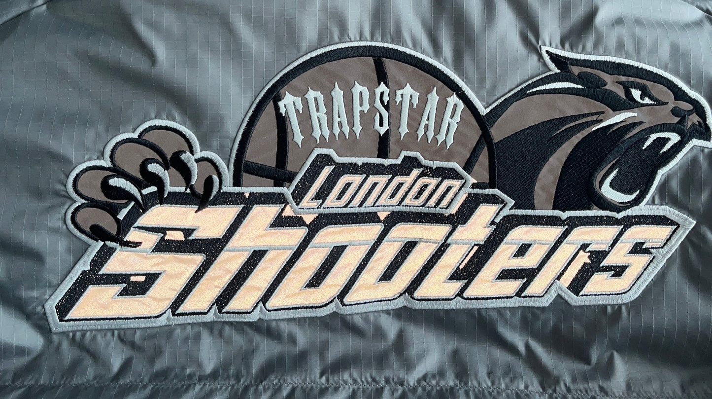 Trapstar Shooters Down Jacket "Grey-Reflective Logo"