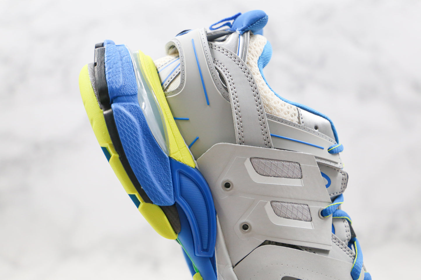 Balenciaga Track "Grey-Blue-Yellow"