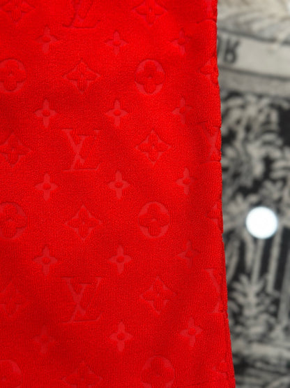 Louis Vuitton Monogram Terry Shorts "Aurora Red"