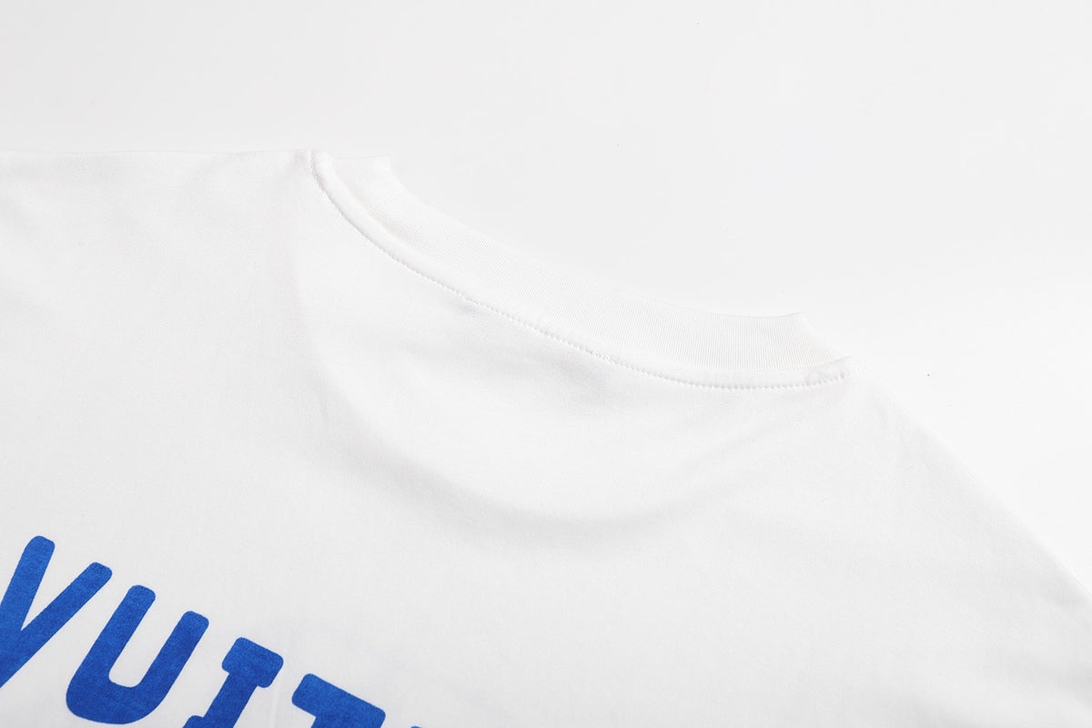 Louis Vuitton Printed Signature T-Shirt "Milky White"