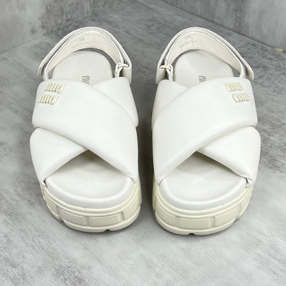 Miu Miu Sandals "White"
