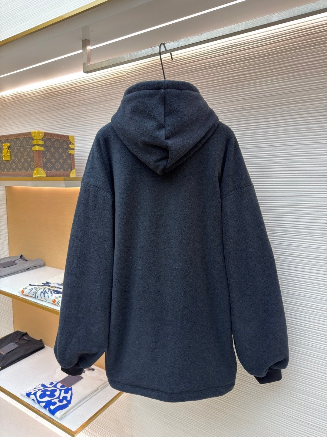 Balenciaga Loop Sports Icon Zip-Up Hoodie "Black"