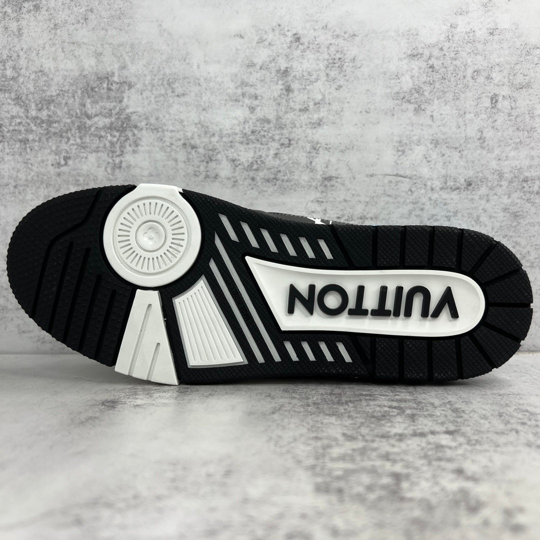 Louis Vuitton Trainers "Graphic Print White-Black-Blue"