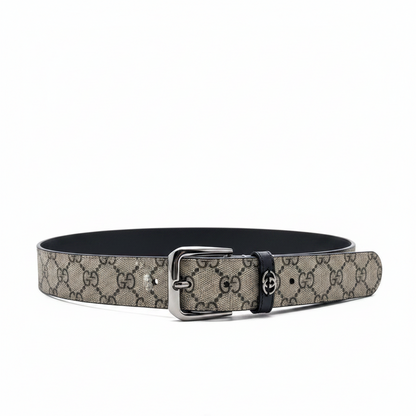 Gucci Belt with Interlocking G Detail "Beige"