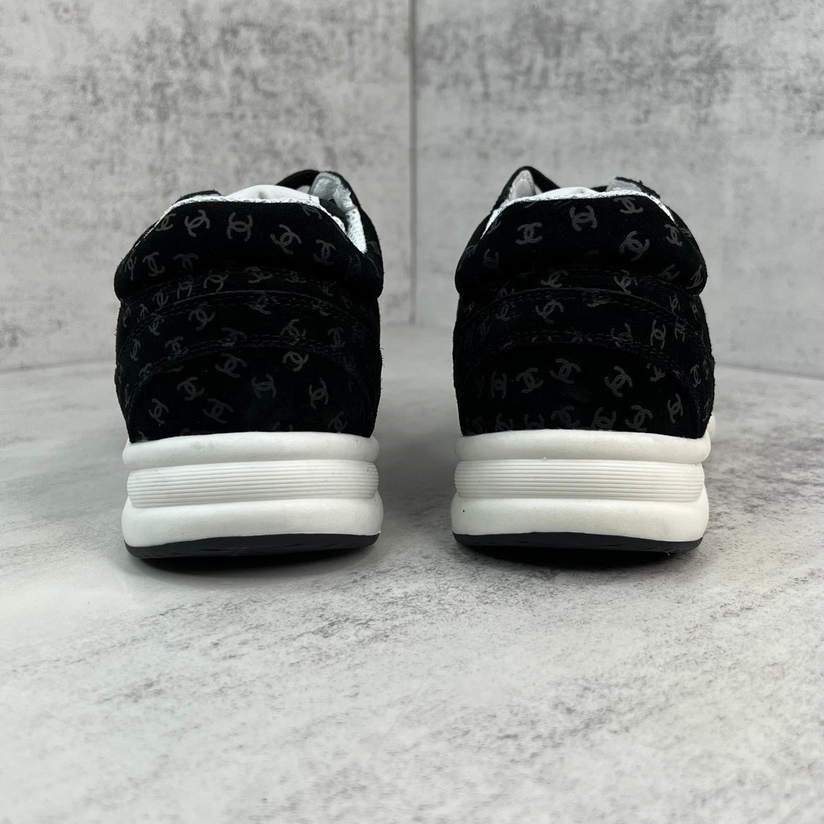 Chanel 22A "Black All Over Logo"