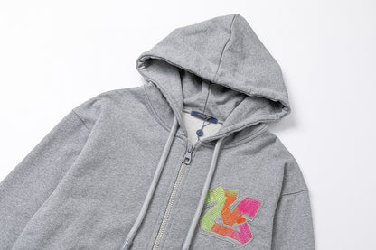 Louis Vuitton Graffiti Hoodie "Grey"
