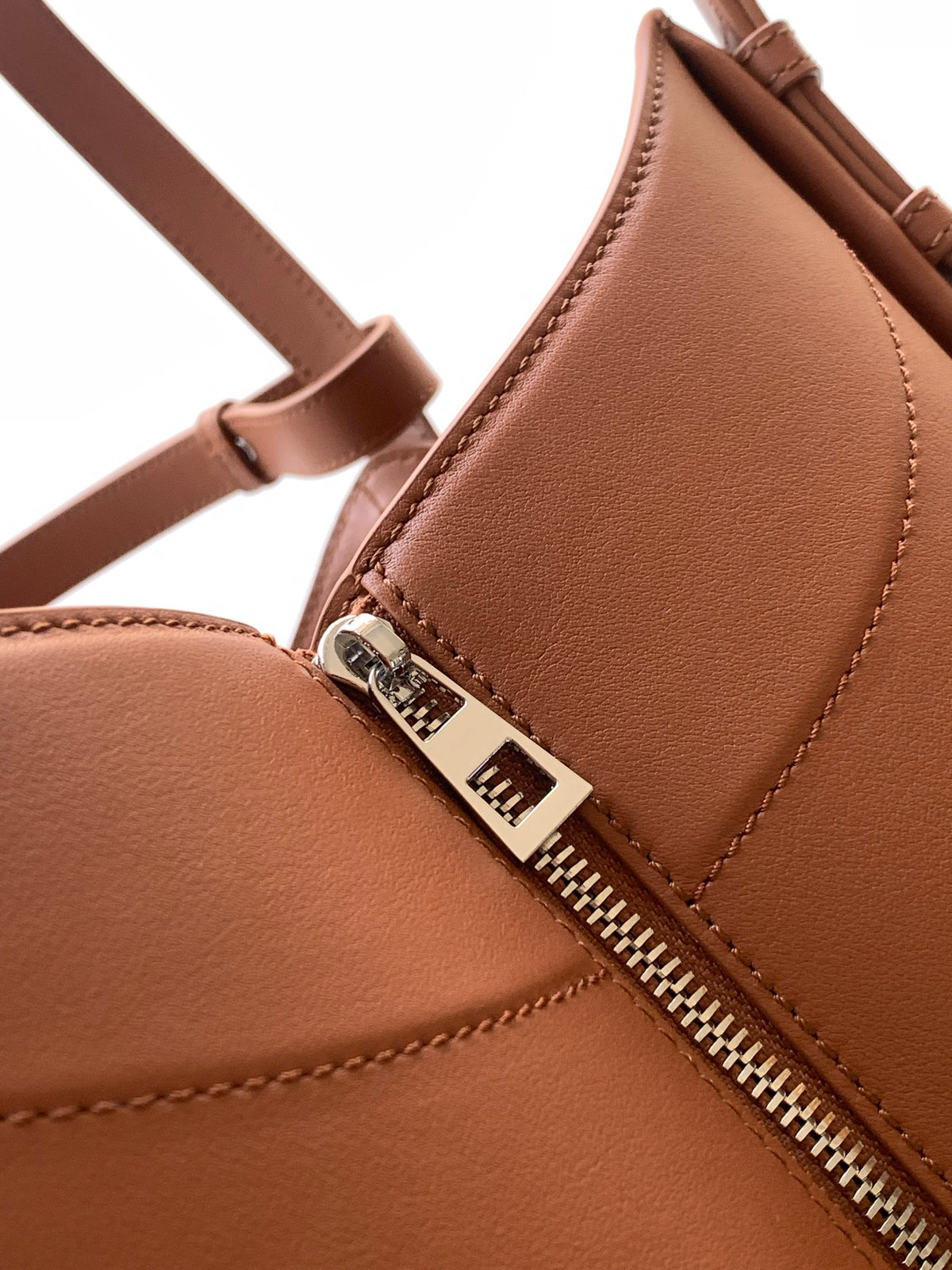 Loewe Hammock Flip Bag in Classic Calfskin "Brown"